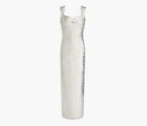 Metallic coated bandage gown - Metallic