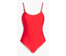 Susyn buckle-detailed swimsuit - Orange
