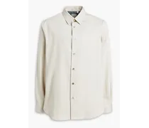 Cotton-twill shirt - White