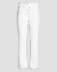 Maje High-rise straight-leg jeans - White White