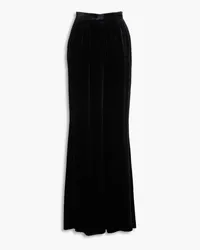 Alberta Ferretti Velvet wide-leg pants - Black Black