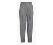 Mélange cashmere track pants - Gray