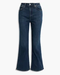 Rag & Bone Casey high-rise kick-flare jeans - Blue Blue