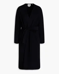 Vince Belted wool and cashmere-blend coat - Blue Blue