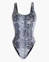 Onia Kelly snake-print swimsuit - Animal print Animal