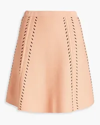 Sandro Pointelle-knit mini skirt - Orange Orange