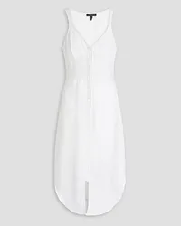 Rag & Bone Criseli broderie anglaise ramie midi dress - White White