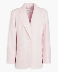 Zimmermann Slub linen blazer - Pink Pink