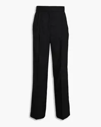 Kitsuné Twill straight-leg pants - Black Black