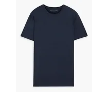 Basel printed stretch-modal jersey T-shirt - Blue