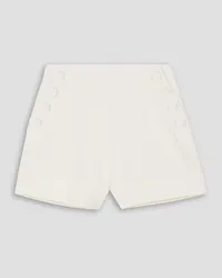 Lisa Marie Fernandez Sailor cotton-blend bouclé shorts - White White