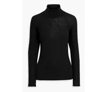 Anna merino wool turtleneck sweater - Black