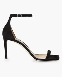 Jimmy Choo Alva 85 suede sandals - Black Black