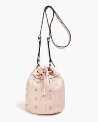 RED Valentino Studded leather bucket bag - Pink Pink