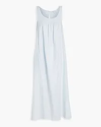 James Perse Linen midi dress - Blue Blue