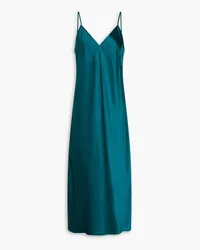 Joseph Clea silk-satin midi dress - Blue Blue