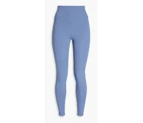 Airweight cropped stretch leggings - Blue