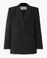 GAUGE81 Vidal double-breasted grain de poudre blazer - Black Black