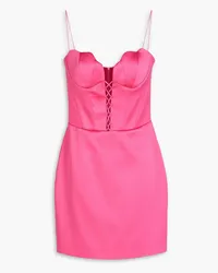 RASARIO Satin mini dress - Pink Pink