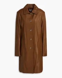 Loulou Studio Uvon leather coat - Brown Brown