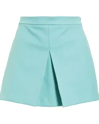 RED Valentino Layered twill shorts - Blue Blue