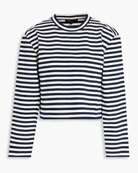 Maje Striped jersey top - Blue Blue