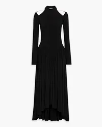 KHAITE Dasa cutout knitted maxi dress - Black Black