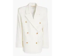 Harat double-breasted stretch-wool blazer - White