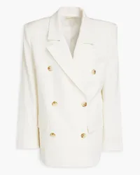 Loulou Studio Harat double-breasted stretch-wool blazer - White White