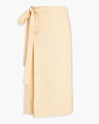 REJINA PYO Isra wool-blend midi wrap skirt - Neutral Neutral