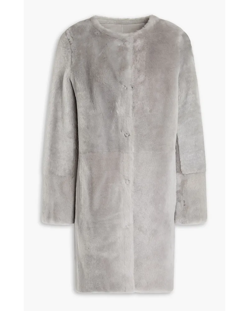 Yves Salomon Shearling coat - Gray Gray