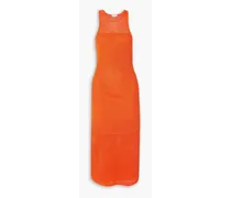 A.L.C. Roland crocheted cotton midi dress - Orange Orange