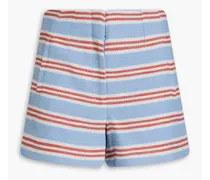 Jazmin striped tweed shorts - Blue
