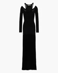 Roberto Cavalli Pointelle-knit maxi dress - Black Black