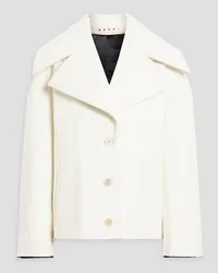 Marni Wool-blend felt jacket - White White