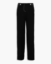 Giorgio Armani Cady wide-leg pants - Black Black