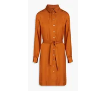 Simone jacquard shirt dress - Brown