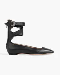 Valentino Garavani Leather ballet flats - Black Black