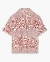 Stella McCartney Printed cotton shirt - Red Red