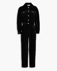 Sandro Cotton-corduroy jumpsuit - Black Black