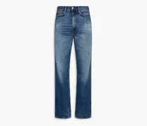 Distressed faded denim jeans - Blue
