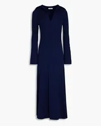 Sandro Cable-knit midi dress - Blue Blue