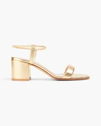 Gianvito Rossi Nadia 60 metallic leather sandals - Metallic Metallic