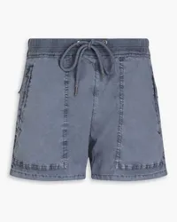 James Perse Cotton-blend shorts - Blue Blue