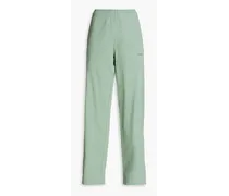 Oslo French cotton-terry track pants - Green