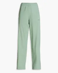 Holzweiler Oslo French cotton-terry track pants - Green Green