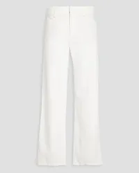 Vince Cotton-gabardine straight-leg pants - White White