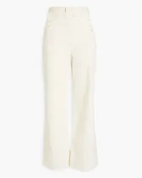 Tory Burch High-rise wide-leg jeans - White White