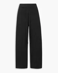 Matteau Fisherman cotton-twill pants - Black Black