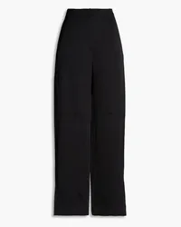 Jil Sander Satin-twill wide-leg pants - Black Black